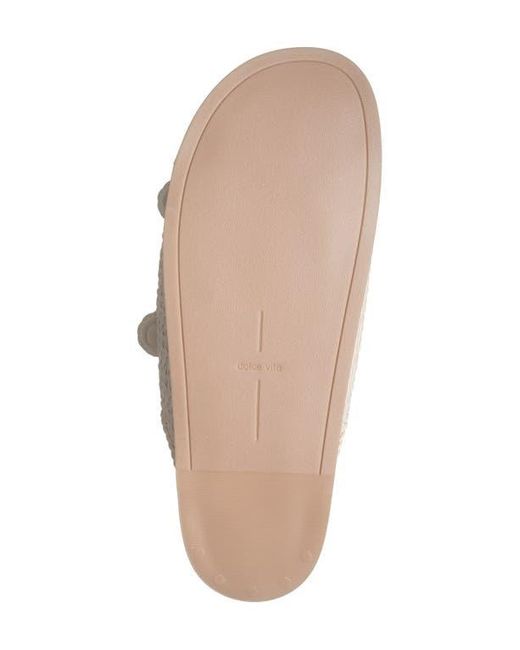 Dolce Vita Natural Sensa Woven Double Strap Slide Sandal