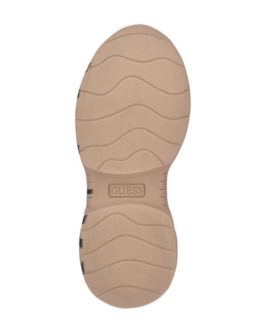 Guess Brown Pause High Top Sock Sneaker