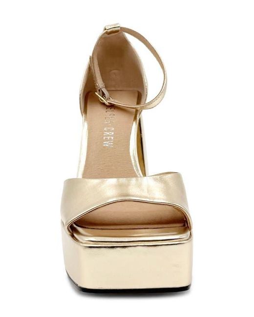Chelsea Crew Metallic Chaser Platform Pump