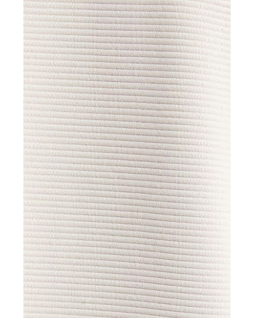 Zella White Kickback Ottoman Half Zip Pullover