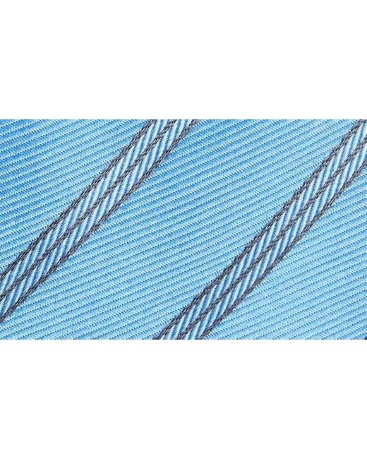 Duchamp Blue Stripe Silk Tie for men