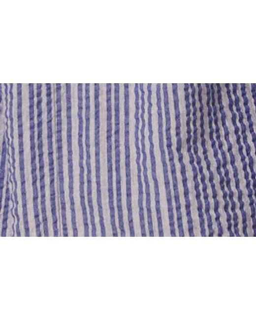 Nobody's Child Purple Marissa Stripe Organic Cotton Midi Sundress