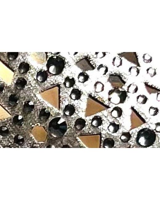 Lady Couture White Rhinestone Laser Cut Sandal