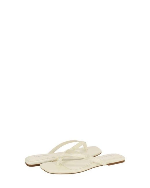 Calvin Klein White Stelea Flip Flop