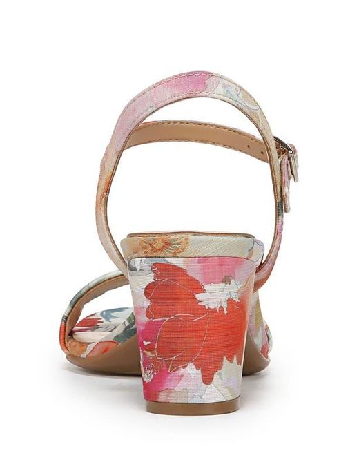 Naturalizer Multicolor Bristol Block Heel Ankle Strap Sandal