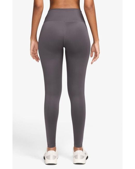 Nike Gray Therma-Fit High Waist Leggings