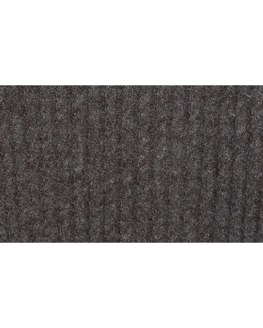 Elodie Bruno Gray Mini Cable Knit Crop Sweater
