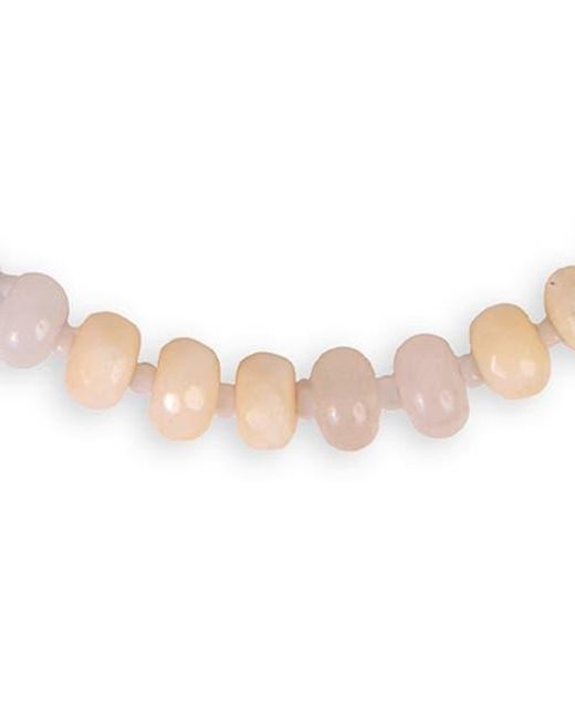 Saachi White Mixed Bead Statement Necklace