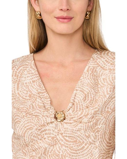 Parker Natural Seashell Hardware Cotton Top