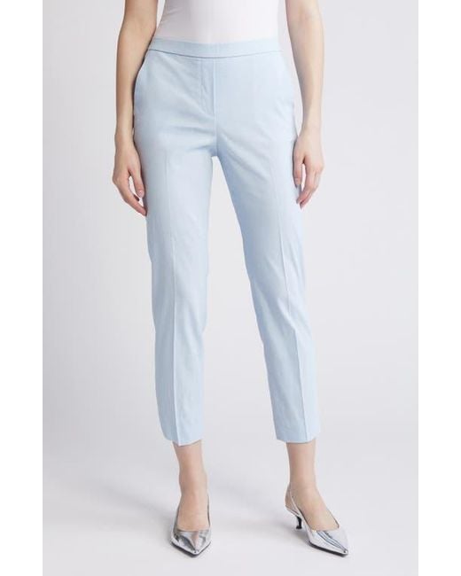 Theory Blue Pull-On Crop Pants