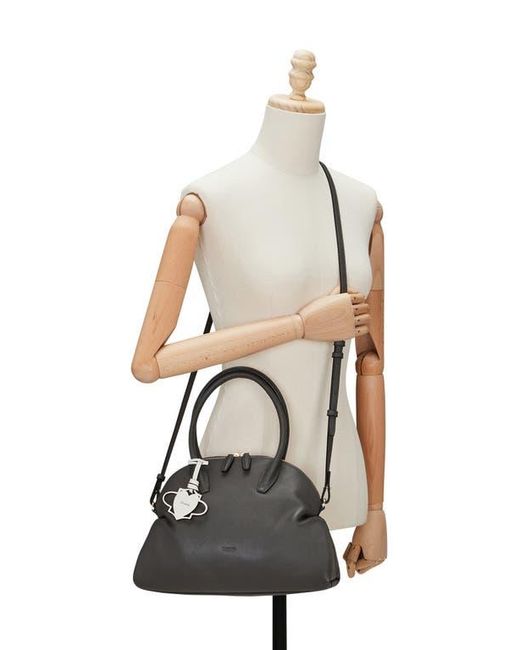 orYANY Black Adele Leather Bowling Bag