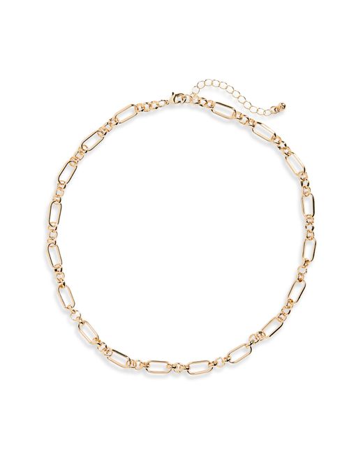 Nordstrom White Figaro Chain Necklace