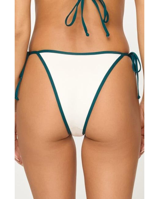LSPACE Blue Levy Bitsy String Bikini Bottoms
