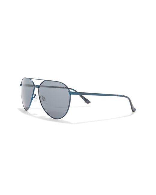 Cole Haan Blue 61Mm Aviator Sunglasses for men