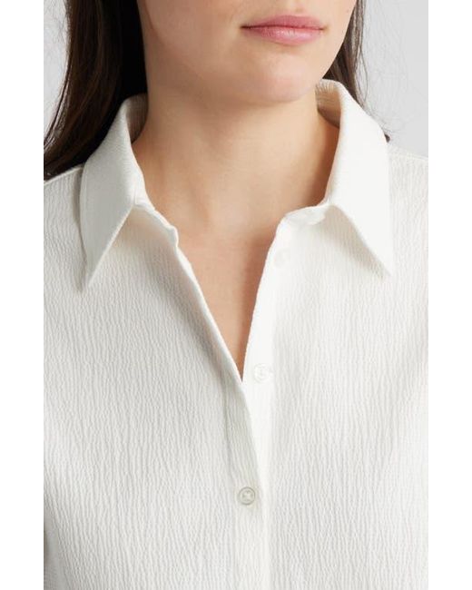Bernardo Gray Texture Dolman Shirt