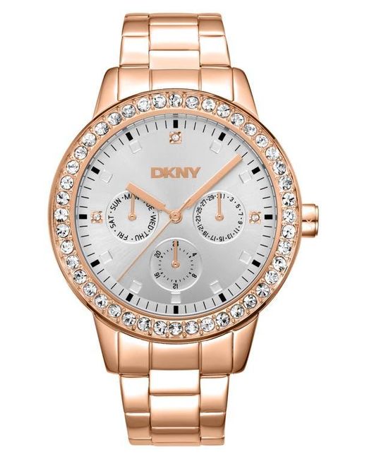 Gevril Metallic Soho Multifunction Bracelet Watch for men