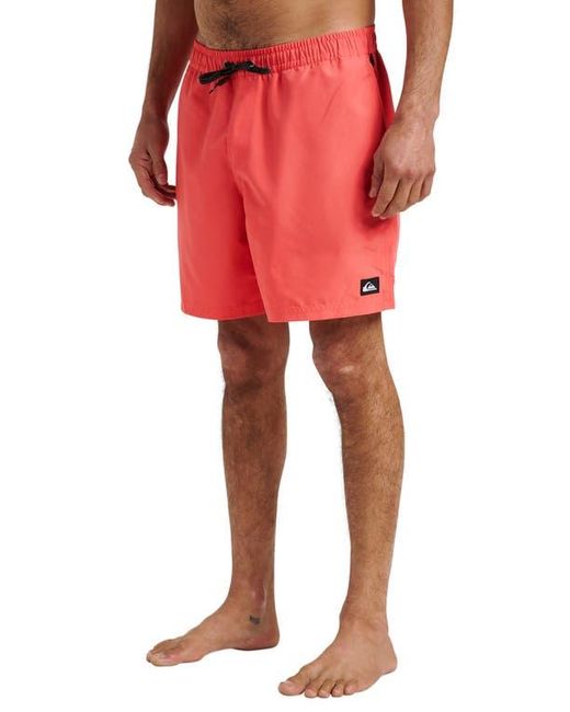 Quiksilver Red Everyday Volley 15-Inch Swim Trunks for men