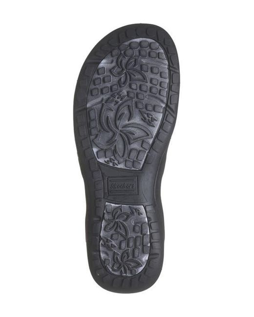 Skechers Black Reggae Slim Swift-Fit Sandal