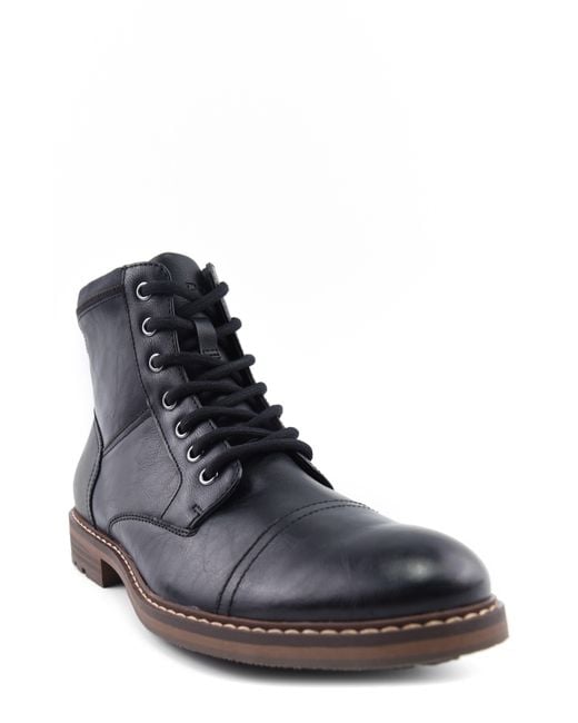 ALDO Black Kingston Combat Boot for men