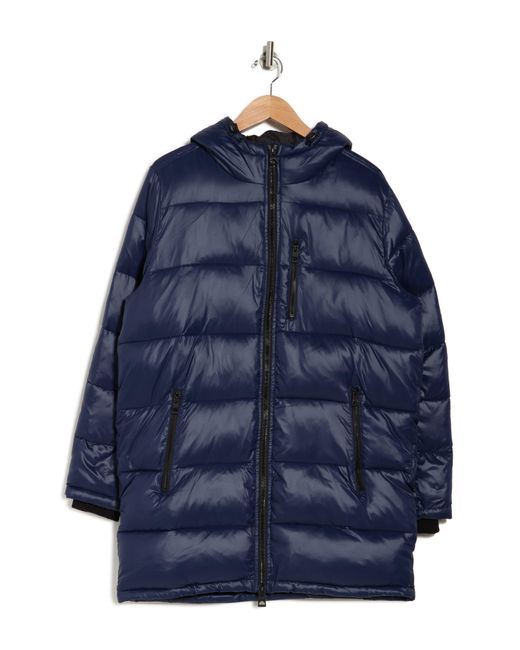guess long puffer coat