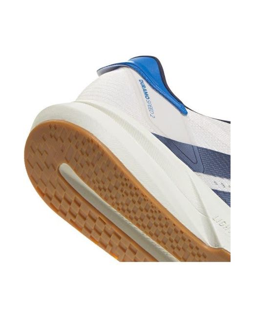 Adidas White Duramo Speed 2 Sneaker for men