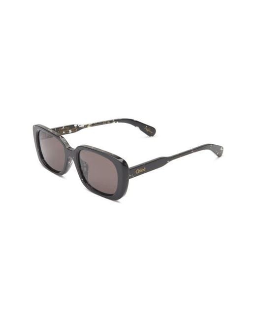Chloé Multicolor Rectangular Sunglasses