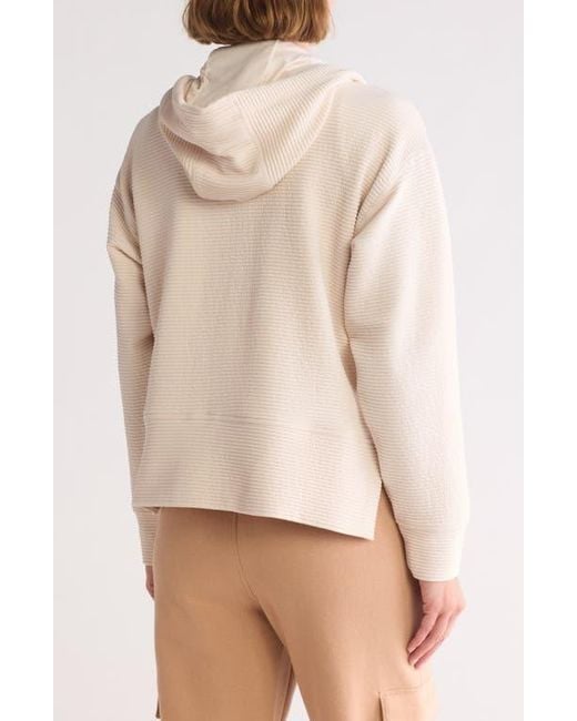 DKNY Natural Tech Ottoman Full Zip Hoodie