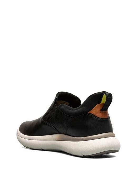 Florsheim Black Fleet Plain Toe Sneaker for men