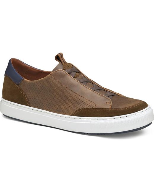 Johnston & Murphy Brown Johnston & Murphy Anson Lace To Toe Sneaker for men