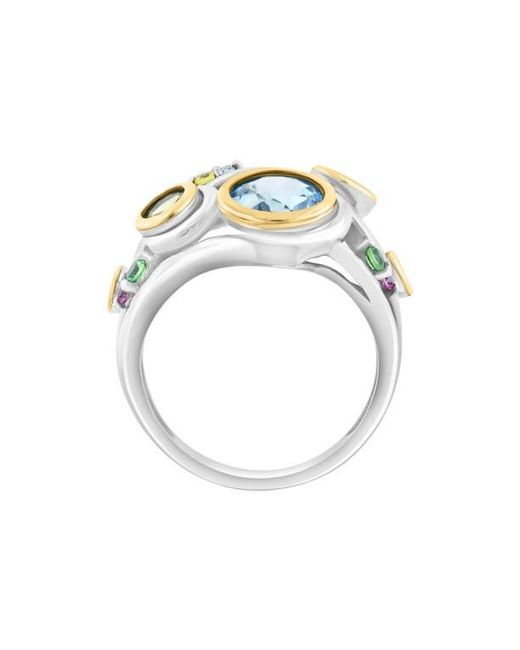 Effy Metallic Bezel Set Gemstone Cluster Ring