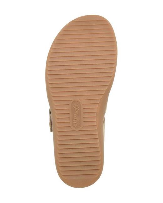EuroSoft Natural Hampton Toe Loop Slingback Sandal