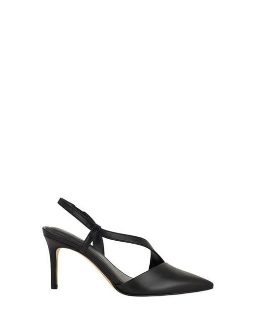 Calvin Klein Black Jistine Slingback Pump