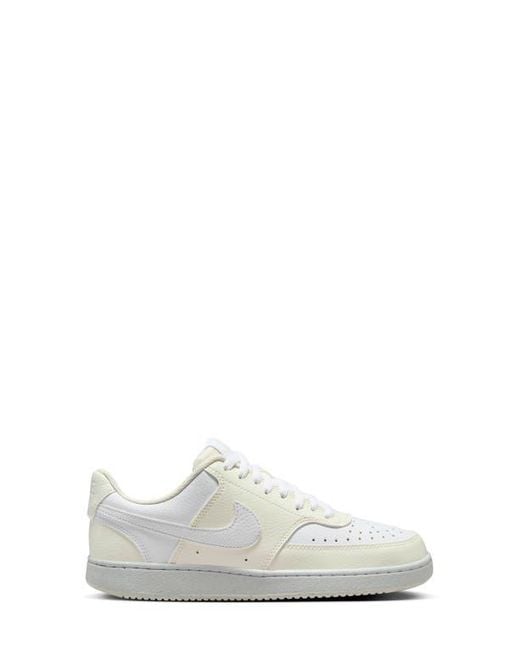 Nike White Court Vision Low Sneaker