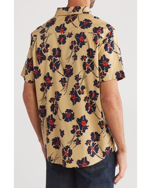 Hurley Natural Salem Floral Button-up Shirt for men