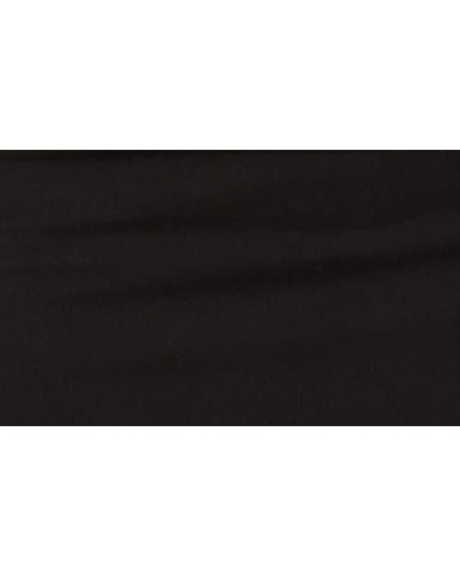 Scotch & Soda Black Cap Sleeve Midi Dress