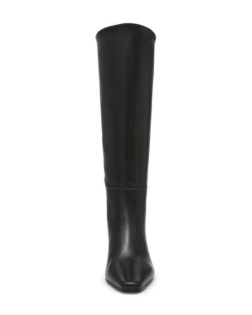 Steve Madden Black Dagne Knee High Boot