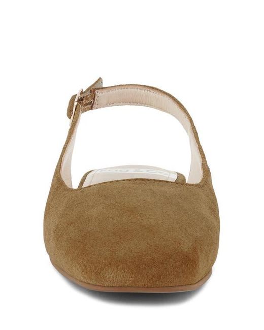 Rag & Co Natural Sozani Slingback Flat