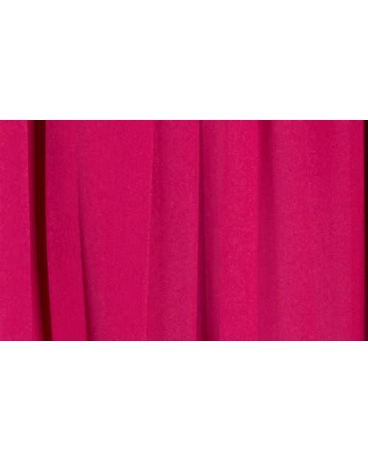 Nicole Miller Pink Round Neck Short Sleeve Top