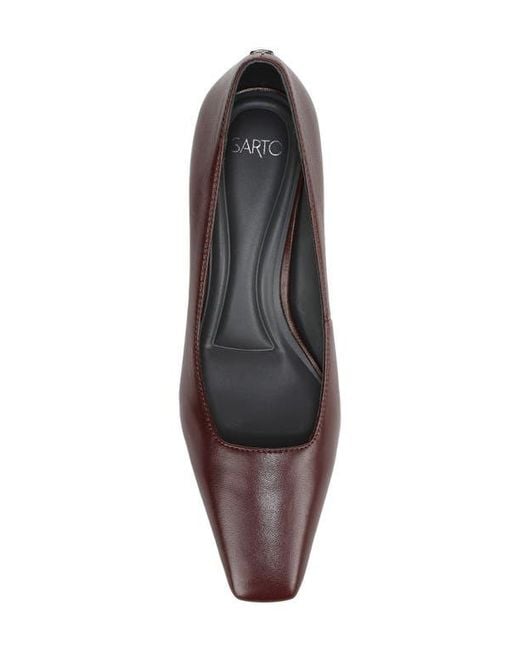 Sarto Brown Ryan Square Toe Pump