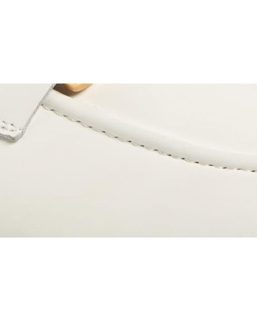 Marc Joseph New York White Carmel Court Bit Buckle Loafer