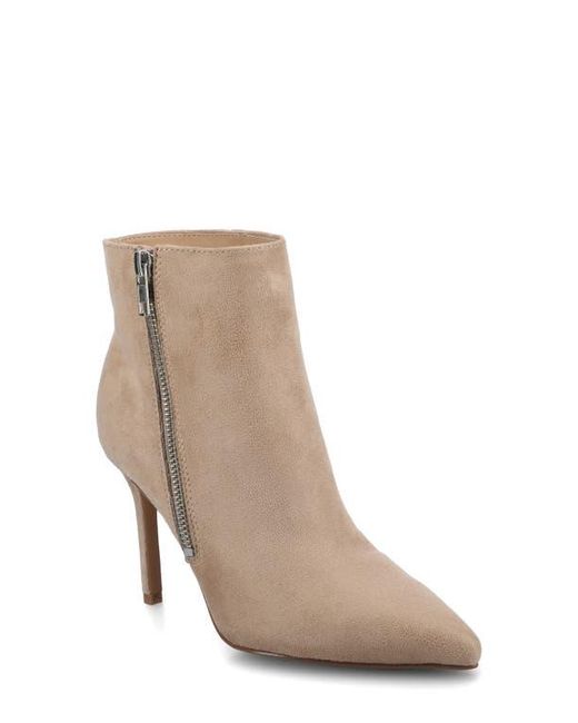 Journee Collection Brown Leyna Zip Boot