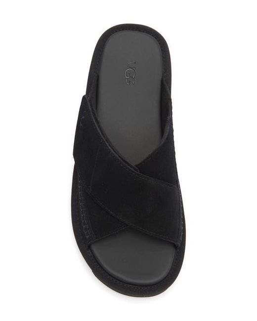 Ugg Black Sungaze Platform Slide Sandal