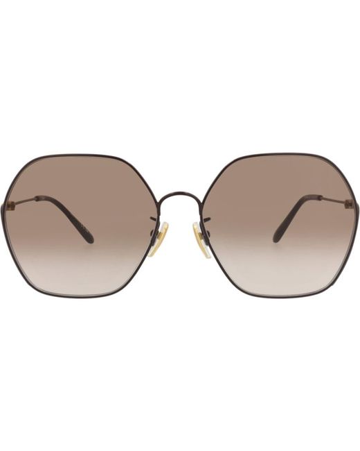 Chloé Multicolor 59Mm Rectangular Gradient Sunglasses