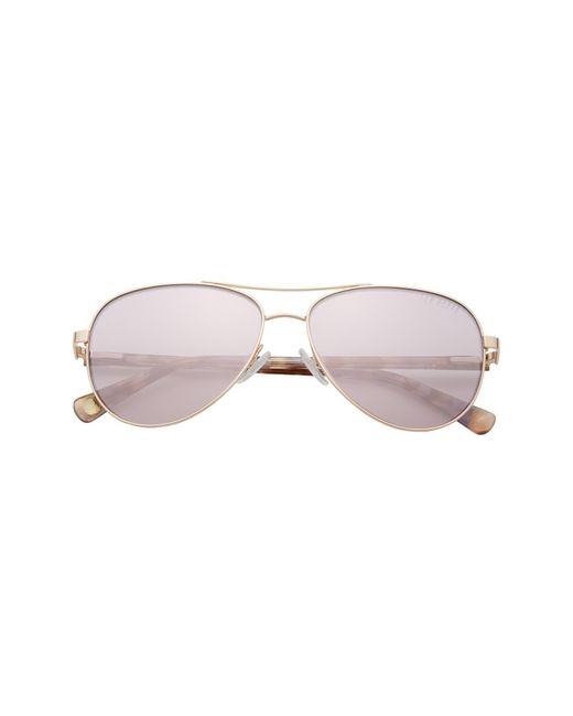 Ted Baker Pink 57mm Aviator Sunglasses