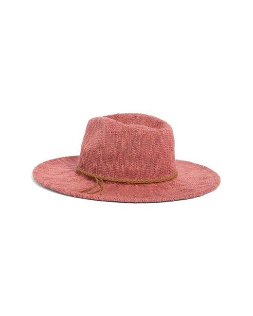 Scala Red Knit Fedora