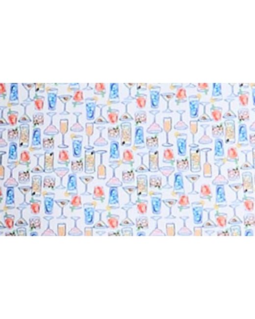 Robert Graham Blue High Spirits Polo for men