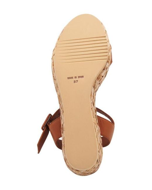 Andre Assous Brown Cecilia Platform Wedge Sandal