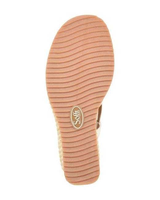 Söfft Natural Devyn Slingback Espadrille Platform Wedge Sandal