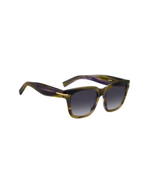 Boss Gray 1778/G/S 52Mm Gradient Rectangle Sunglasses