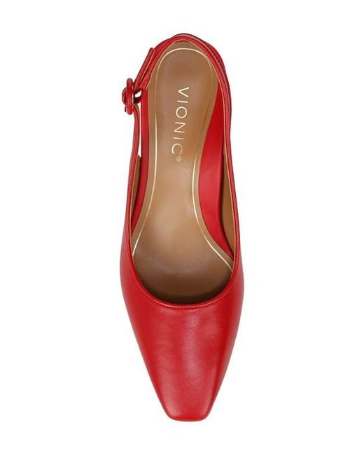Vionic Red Perris Slingback Pump
